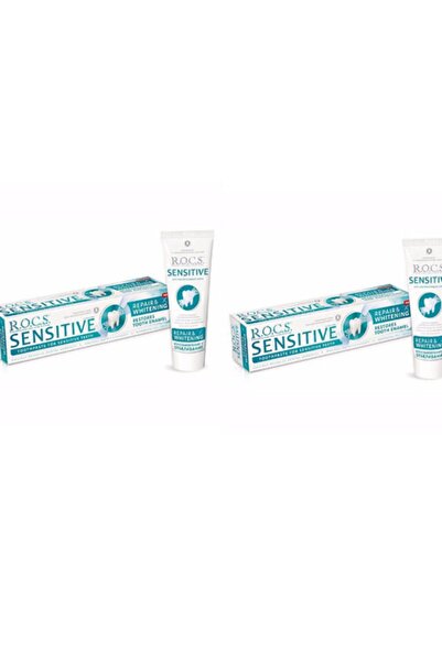 R.O.C.S. Rocs Sensıtıve Onarım & Beyazlatıcı Diş Macunu 2'li Paket