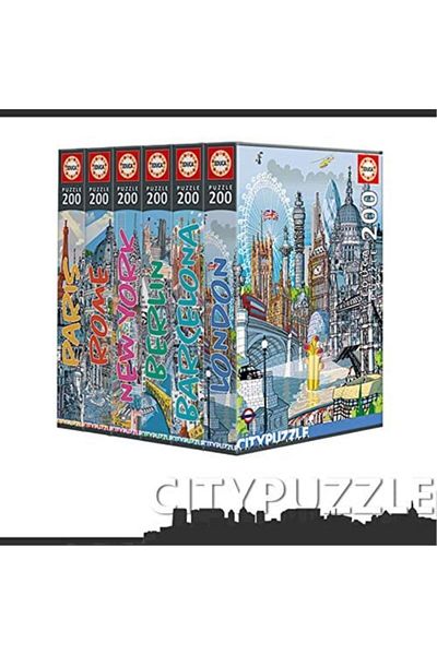 EDUCA Cities Series Roman 200 Piece Puzzle