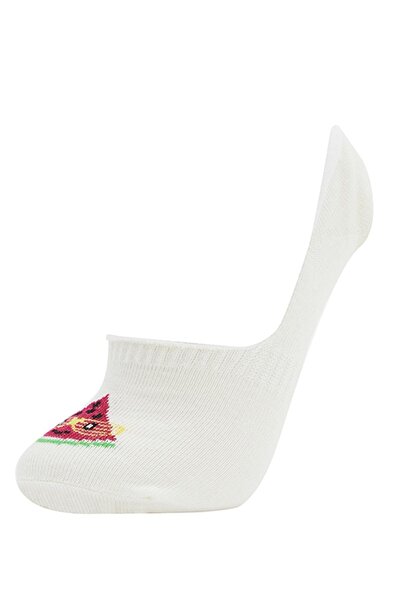 DeFacto Girl's Patterned 3-Piece Ballerina Socks T7632A621SP