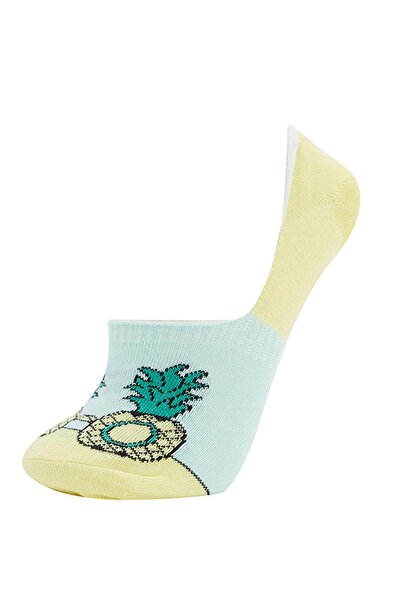 DeFacto Girl's Patterned 3-Piece Ballerina Socks T7632A621SP