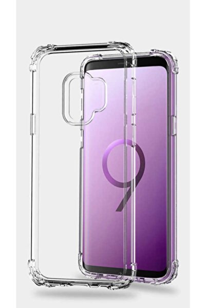 Fibaks Samsung Galaxy S9 Uyumlu Kılıf Köşe Korumalı Anti Şok Sert Silikon