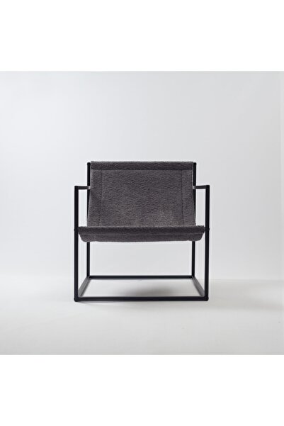 Fineroom Living " Bernie Chair " Metal Koltuk (antrasit)