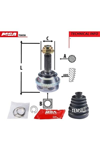 MGA 70858 Aks Kafası Dış Absli Indıgo Marıne Turbolu