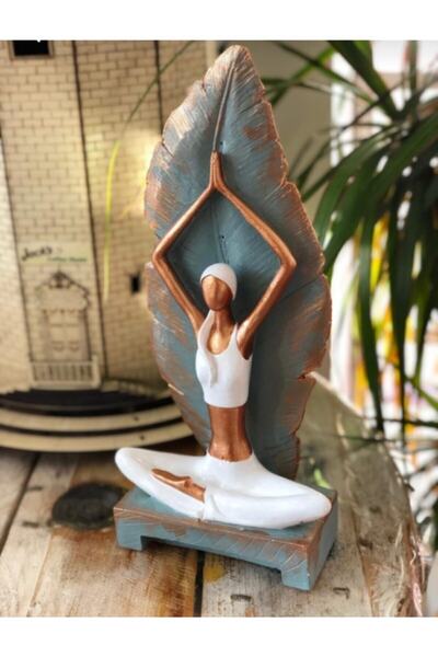 Yoga Yapan Kadın Dekoratif Biblo