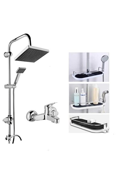 morponi Robot Tepe Duş Sistemi Çok Fonksiyonlu Duş Seti Aç Kapa Banyo Batarya...