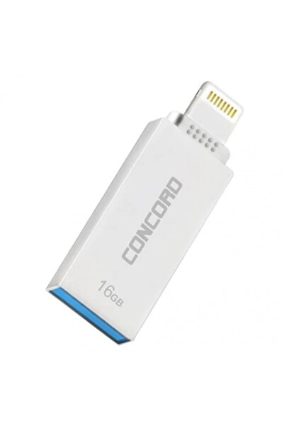 Concord ذاكرة فلاش USB معدنية متوافقة مع iPhone بسعة 16 جيجابايت، USB 3.0