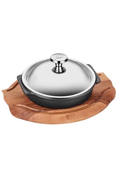 Altınbaşak Cast Iron Casserole 16cm +P.Lid +Trivet