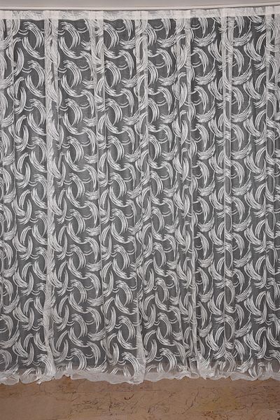 AKÇA TEKSTİL Kılınç Model Cream Color Single Wing Ready-made Pleated Background Curtain 300*260
