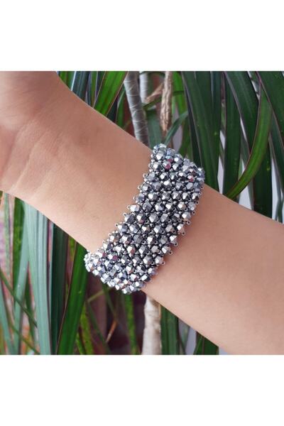 Handmade By HLY Handmade Crystal Stone Detailed Choker Set