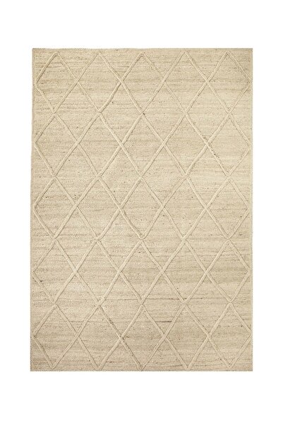 Metraj Halı Çam Halı Maldiv Md19a El Dokuma Naturel Jüt Hasır