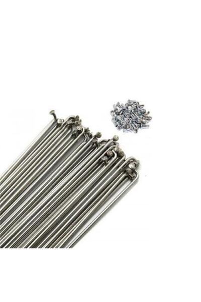 motobisikletim Bisiklet 26 Jant Teli 2mm X 262 [36 Adet] Sılver
