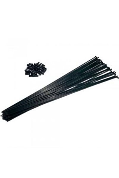 motobisikletim Bisiklet 24 / 26 Jant Teli 2mm X 251 [36 Adet] Çift Kat Jantlar [siyah]