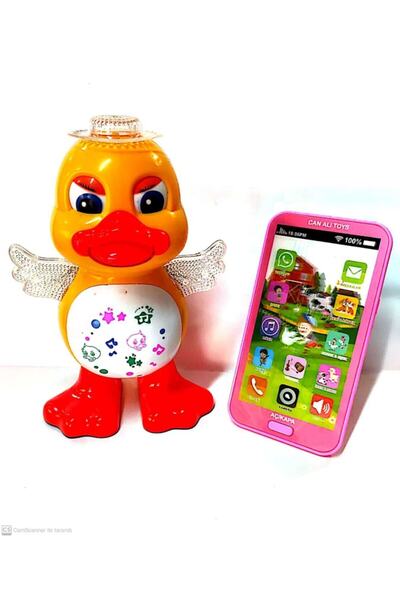 berattoys Ikiürün Birarada Pilli Işıklı Müzikli Cep Telefonu&pilli Işıklı Müz...