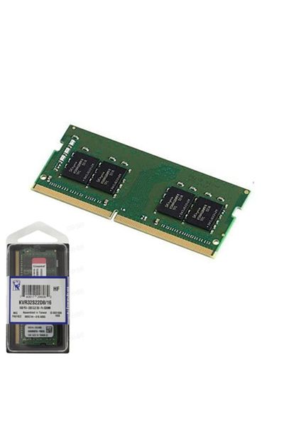 Kingston 16GB DDR4 3200MHZ CL22 قيمة ذاكرة الوصول العشوائي للنوت بوك KVR32S22D8/16