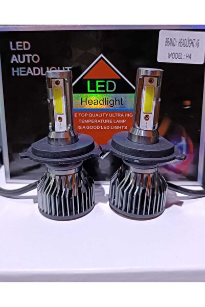 YENİLZD Yenilzd H4 Fly Led Xenon Şimşek Etkili Beyaz Renkli Soğutma Fanlı Oto...