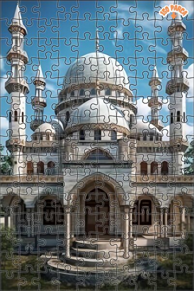 Teona Ahşap Ayasofya SilüyetiRenkli Dekoratif Çift Katlı Çerçeveli Asılabilir...