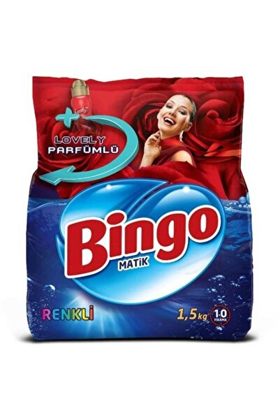 Bingo 6'lı Bingo Matik 1,5 Kg. Renkli ( toz deterjan )