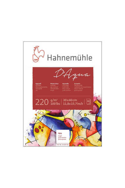Hahnemühle Daqua Sulu Boya Blok 220g 30x40cm 30 Yaprak
