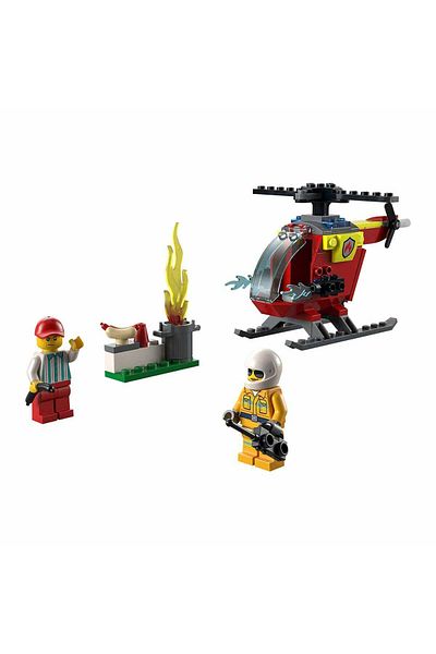 LEGO ® City Fire Helicopter 60318 Construction Set (53 Pieces)