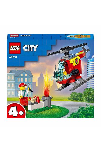 LEGO ® City Fire Helicopter 60318 Construction Set (53 Pieces)