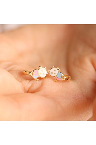 Sembol Gold Altın Çocuk Küpesi Bayb Mineli