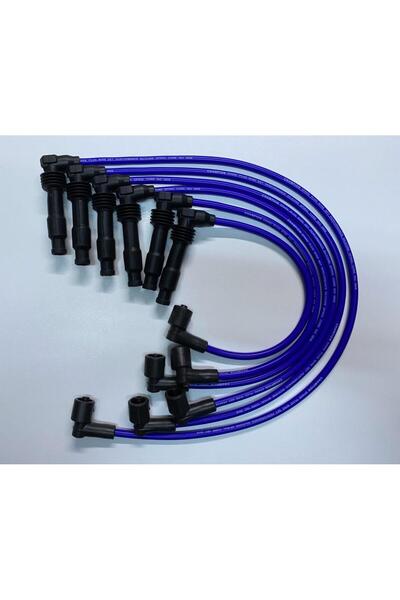 CHAMPION SPARK PLUG WIRE SET Opel Vectra B 2.5 V6 95-00 X25xe 6cc 8.5 Mm Mavi...