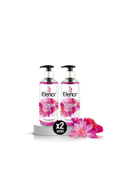 ELENOR Liquid Hand Soap Romantic 400 ml 2 Pack