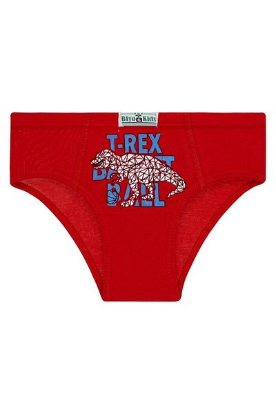 biyokids Pachet de 5 chiloți colorați pentru băieți - T-rex -