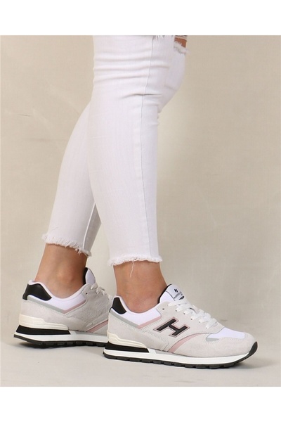 Hammer Jack Bolivia G 102-19254 Pantofi sport de damă din piele nubuc, alb mu...