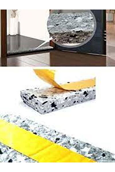 mrtbilisim Burete de izolare sub ușă Burete de prag sub ușă Anti-vânt 90 cm Adeziv pentru prag