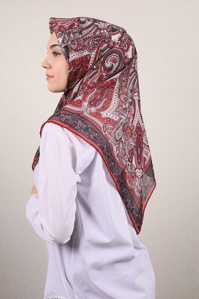 Silk Home Μαλακό κασκόλ με σχέδιο - Μοτίβο-03 - Χρώμα-19 -97
