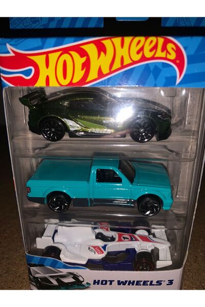HOT WHEELS Üçlü Araba Setleri k5904 '20 Toyota GR Supra-GMC-F1 Racer