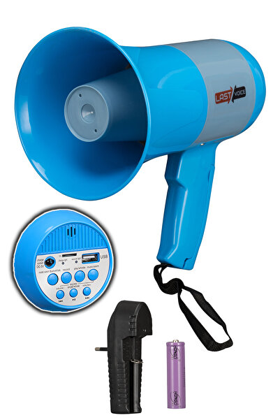 Lastvoice Mgf-50 Usb Şarjlı El Megafon 50 Watt Kayıt Usb Siren (şarj Aleti Iç...