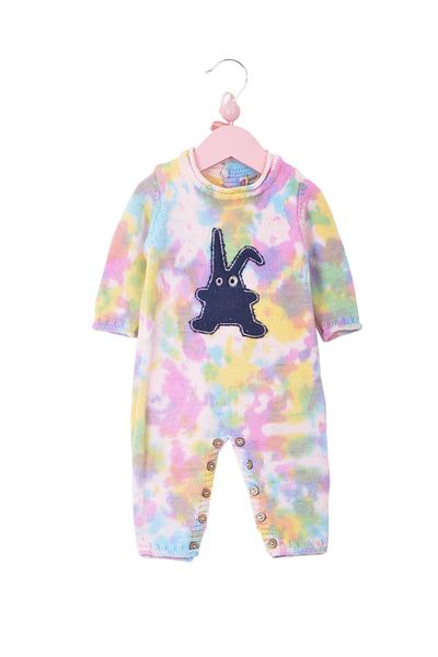 Minora Knitwear Colorful Rabbit Jumpsuit