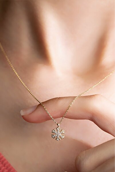 myorogold 14 AYAR ALTIN KAR TANESİ KOLYE