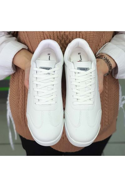 Jump 1770-28165 Anatomical Sole Unisex Sneakers Shoes WHITE