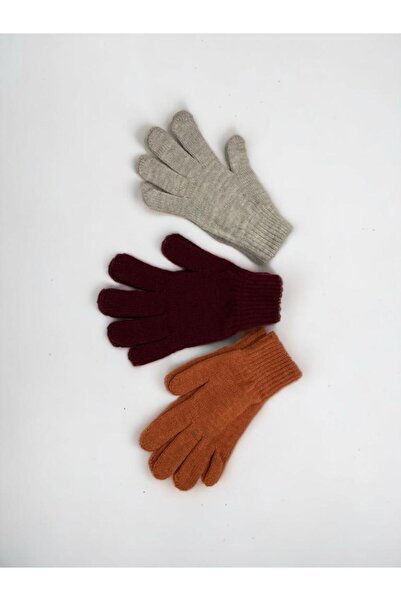 ARALMİNİAVM Evgar Home Women's Winter Thick Gloves Set Set of 3