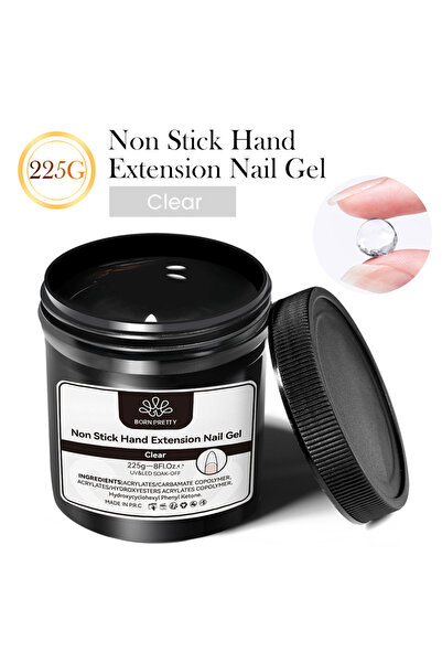Born Pretty 225g Non Stıck Extensıon Gel (yapışkan Katsız Katı Tırnak Uzatma ...