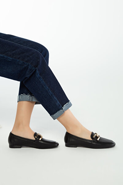 Tamer Tanca Kadın Hakiki Deri Loafer Ayakkabı 961 58 Bn Ayk Y23