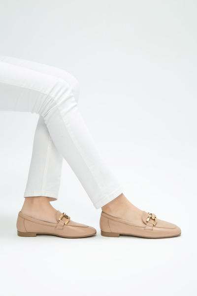 Tamer Tanca Kadın Hakiki Deri Loafer Ayakkabı 961 58 Bn Ayk Y23