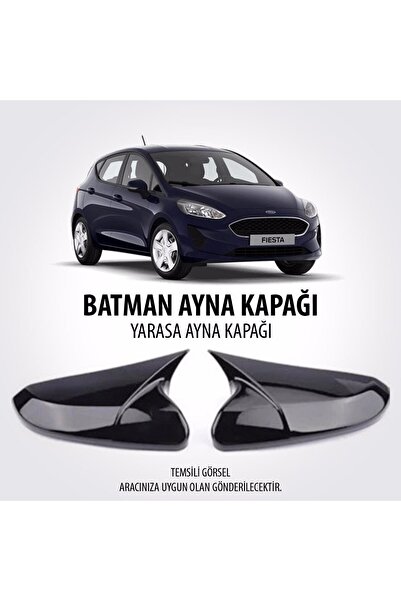 Mayuk Dizayn Fiesta Mk6 Batman Yarasa Ayna Kapağı Piano B. 2008-2017 Ve Montaj Bandı--