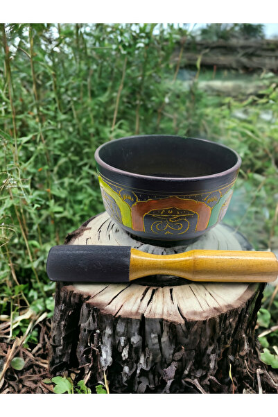 DOĞAL TAŞ CENNETİ Meditasyon Çanı Yoga Çanı Tibet Çanağı 16 Cm Ses Terapi(ÖN ...