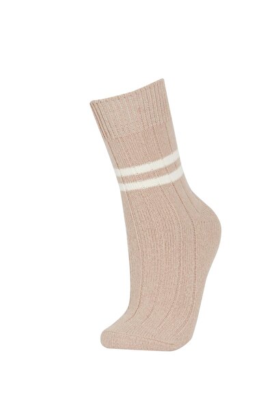 DeFacto Women's 2-Piece Cotton Winter Socks A3384axns