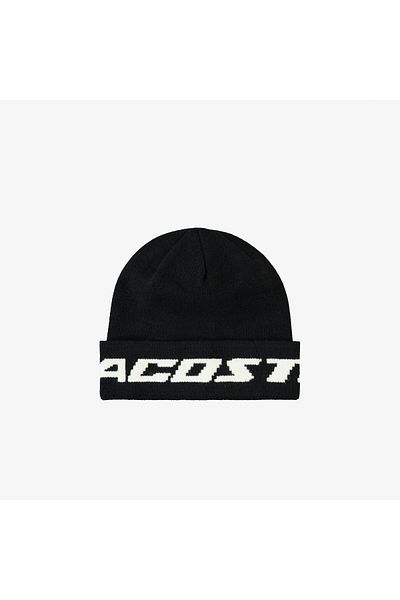 Lacoste قبعة سوداء بنمط رجالي
