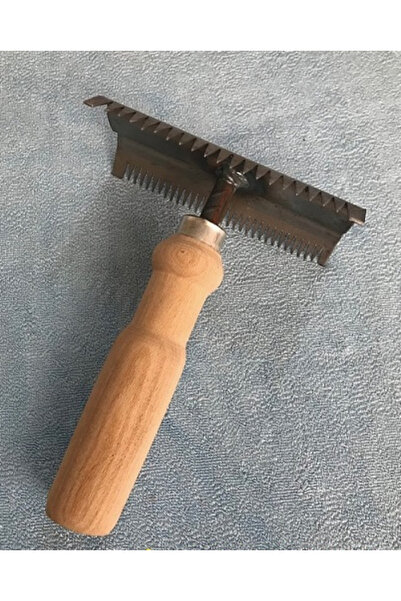 Ozs AHŞAP SAPLI KAŞAGI TARAK HAYVAN KAŞIMA TARAĞI