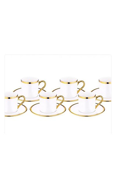 Bambum mb dowry vibe gold patterned cup set for 6 people