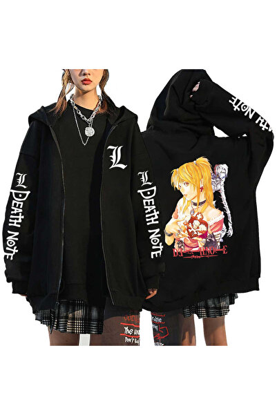 GALASHOP غطاء رأس بسحاب من Deat Note Anime Mod65