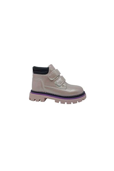 Zerhan 956 Baby Girl Pink Velcro Boots