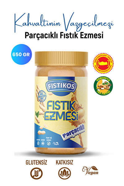Parçacıklı Fıstık Ezmesi 650 G