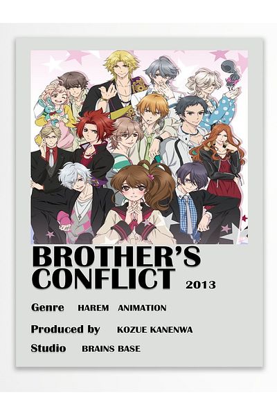 Postifull Αφίσα Anime - Χαρτί με χοντρή επίστρωση, διακόσμηση Duar χωρίς πλαίσιο